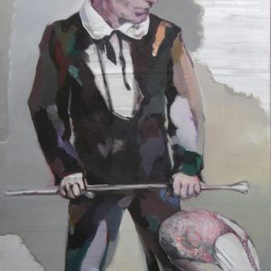 Circo "Scaletta", Öl auf Leinwand, 175 cm x 110 cm, 2014