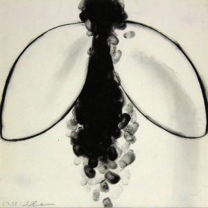 o.T., Pastellkreide auf Papier, 32 cm x 32 cm, 1998